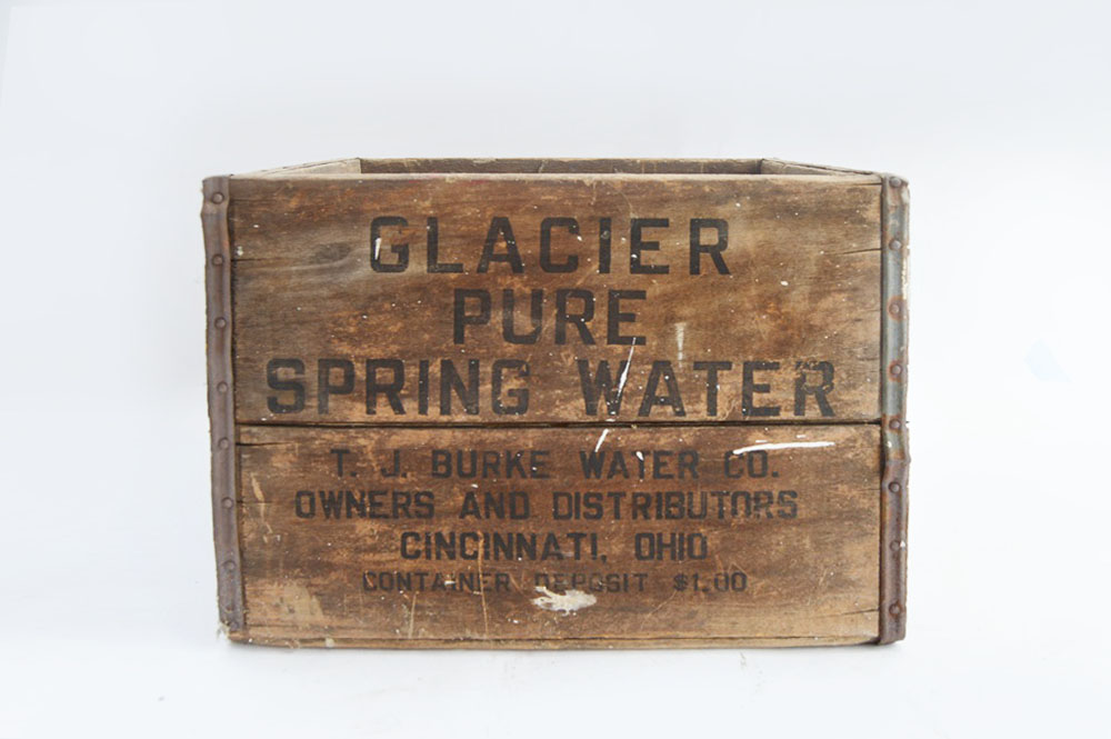 Vintage Glacier Pure Spring Water Box EBTH